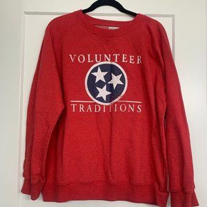 Red Volunteer Traditions Pullover Crewneck